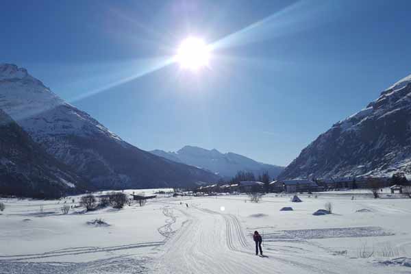 Ski de fond à Bessans / Bonneval sur Arc
