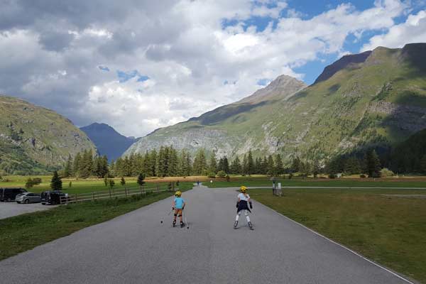 Roller et ski roues Bessans